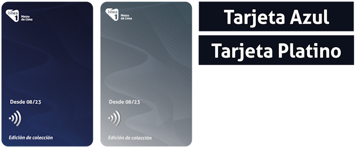Tarjeta Azul y Platino
