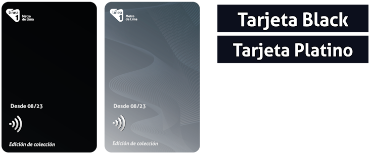 Tarjeta Black y Platino